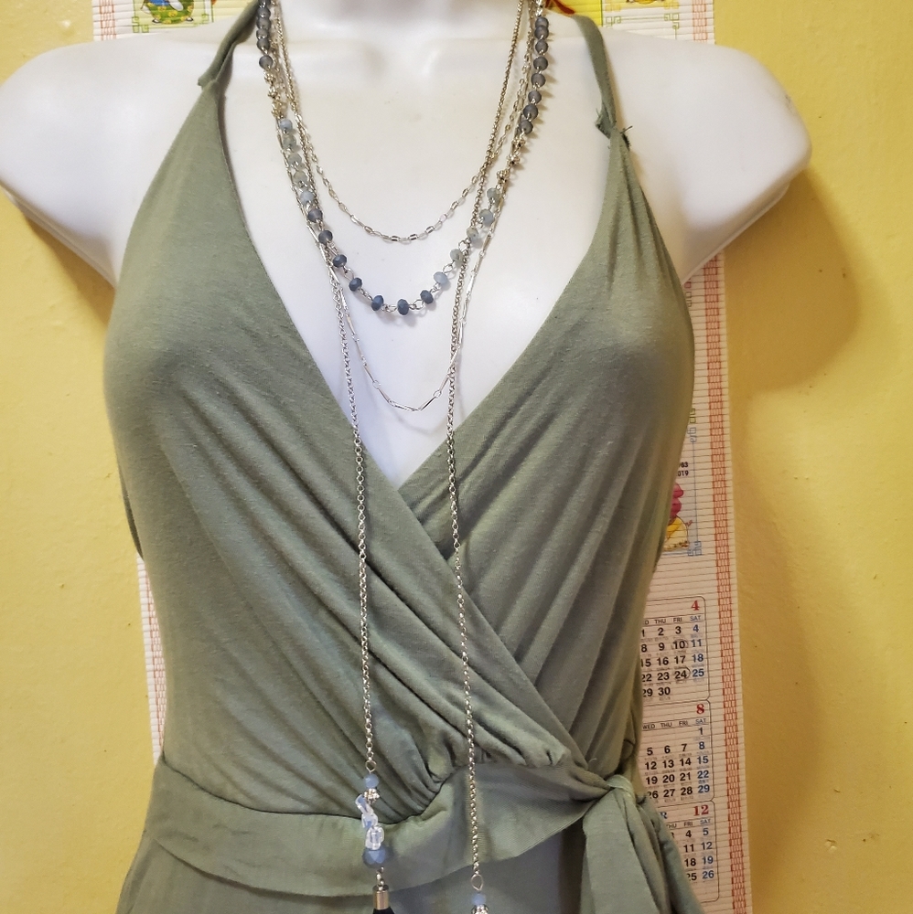 Long tassel  necklace